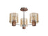 Brooks Semi Flush Light 3 Light